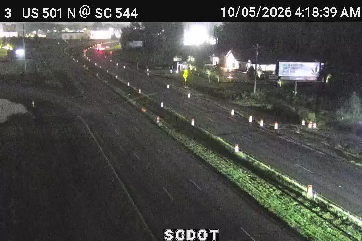 US 501 N @ SC 544 live camera view