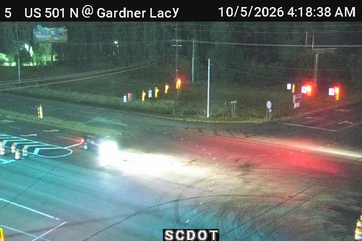 US 501 N @ Gardner Lacy Rd live camera view