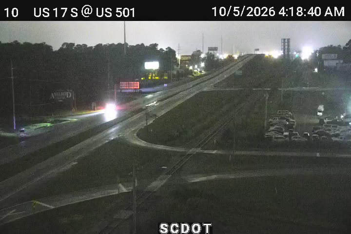US 17 S @ US 501 N live camera view