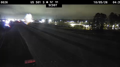 US 501 S @ SC 31 (Carolina Bays Pkwy) live camera view