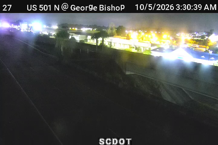 US 501 N @ George Bishop Pkwy live camera view