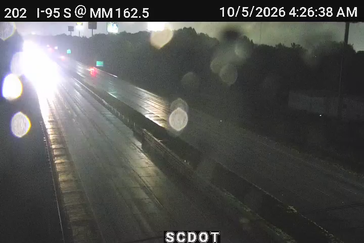 I-95 S @ MM 162.5 live camera view