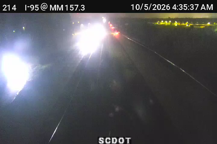 I-95 @ MM 157.3 (US 76) live camera view