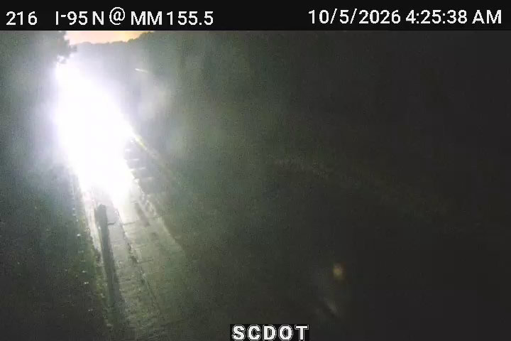 I-95 N @ MM 155.5 live camera view