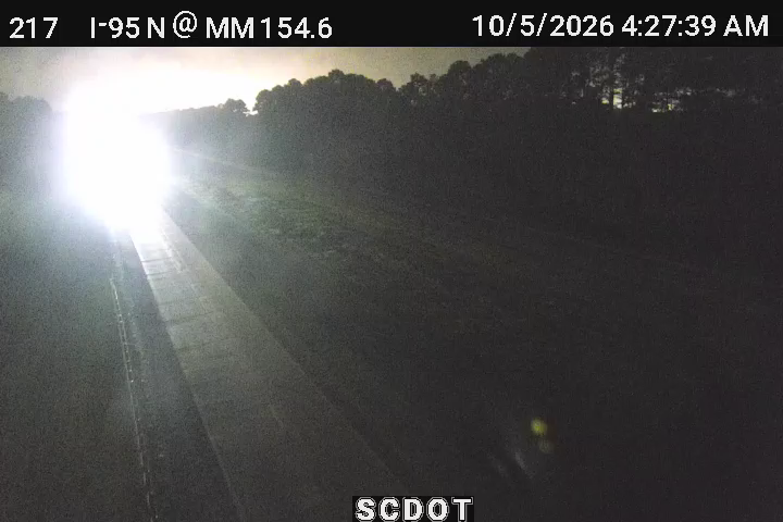 I-95 N @ MM 154.6 live camera view