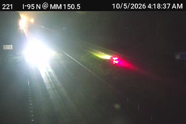 I-95 N @ MM 150.5 live camera view