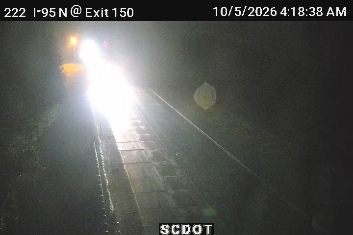 I-95 N @ MM 150 (SC 403) live camera view