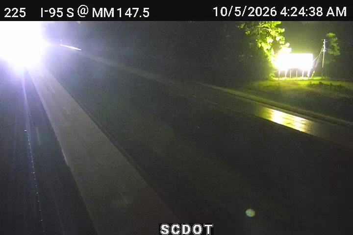 I-95 S @ MM 147.5 live camera view