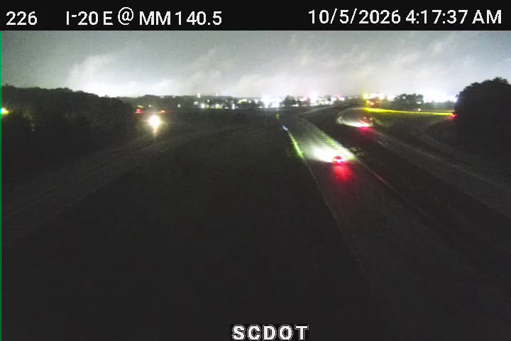 I-20 E @ MM 141 (I-95) live camera view