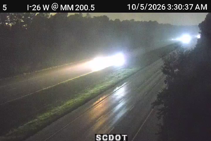 I-26 W @ MM 200.5 live camera view