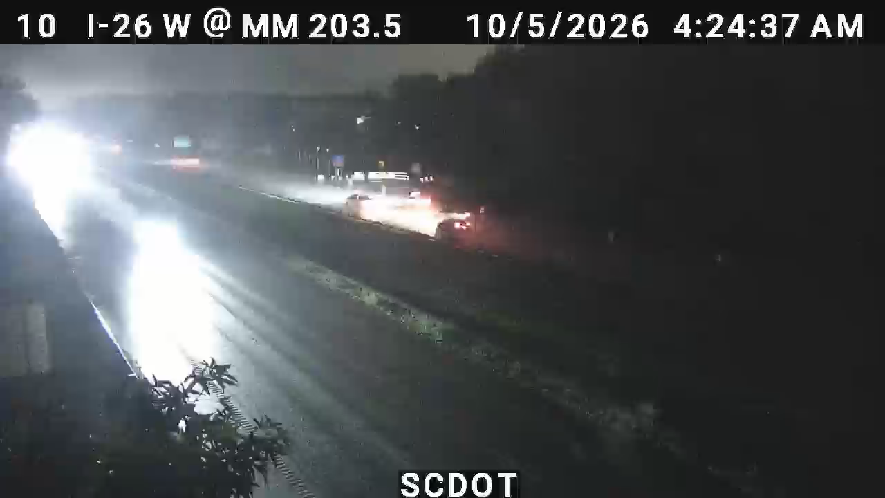 I-26 W @ MM 203.5 (EB Rest Area) live camera view
