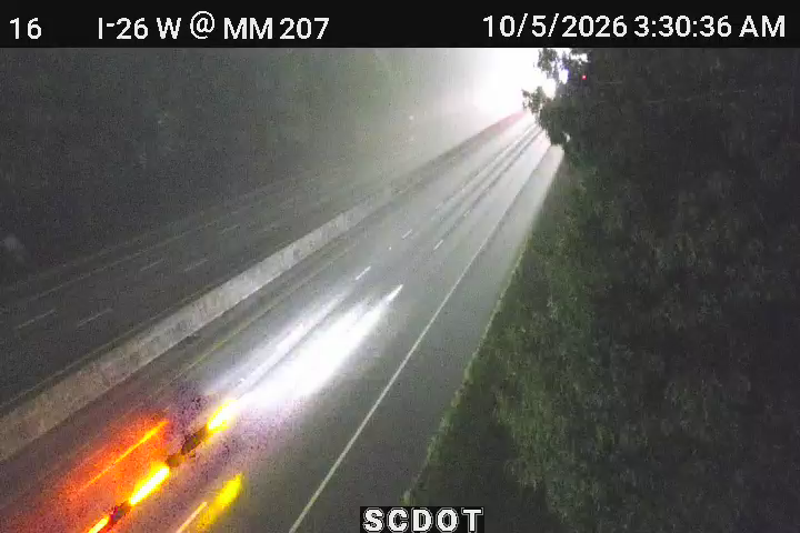 I-26 W @ MM 207 live camera view