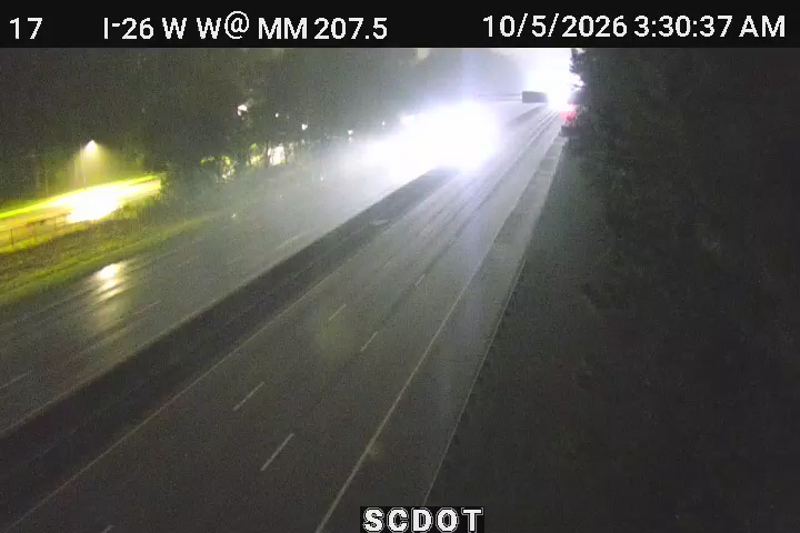 I-26 W @ MM 207.5 live camera view