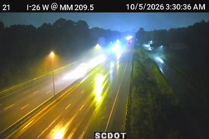 I-26 W @ MM 209.5 (Midland Park) live camera view