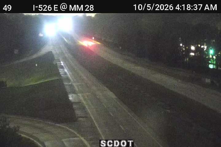 I-526 E @ MM 28 (Wando Br) live camera view