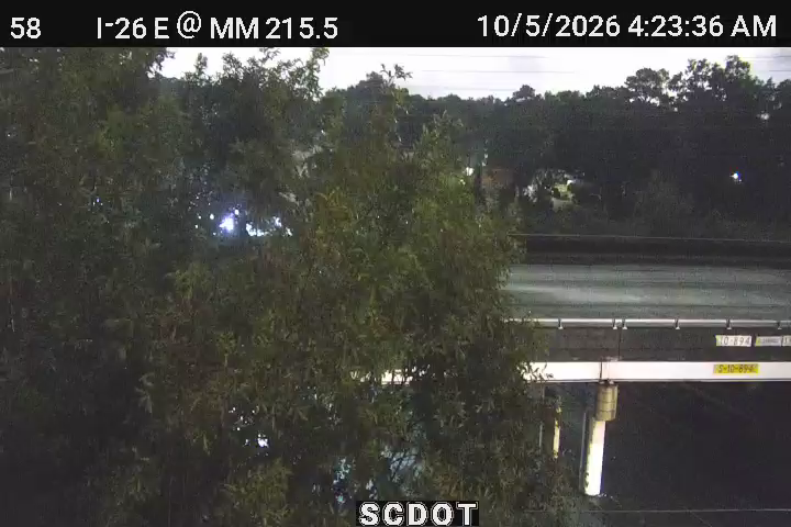 I-26 E @ MM 215.5 live camera view