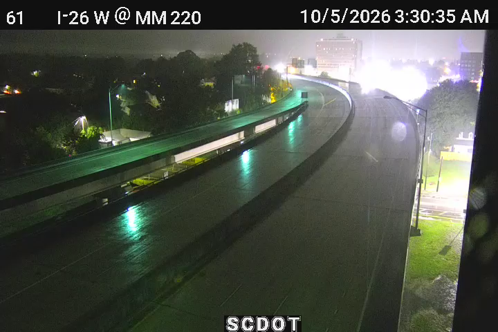 I-26 W @ MM 220 (Romney St) live camera view