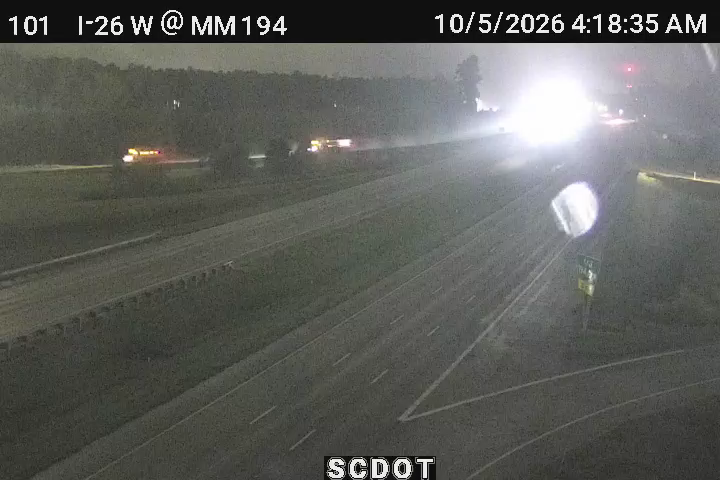 I-26 W @ MM 194 (Exit 194) live camera view