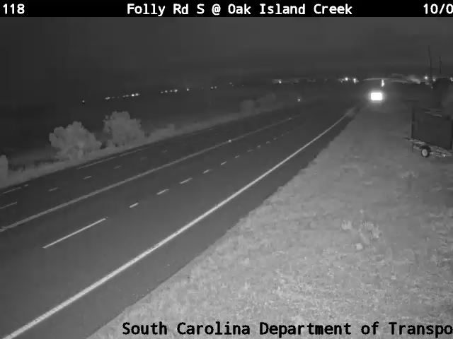 Folly Rd S @ Oak Island Creek live camera view