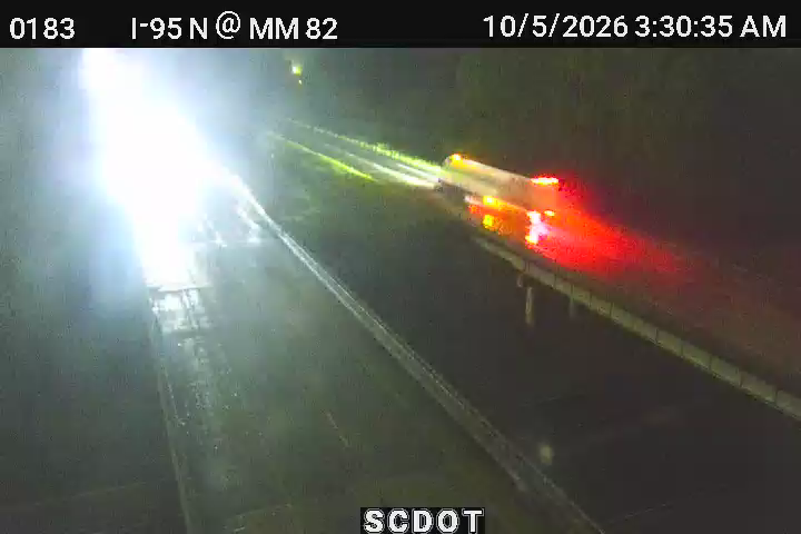 I-95 N @ Exit 82 live camera view