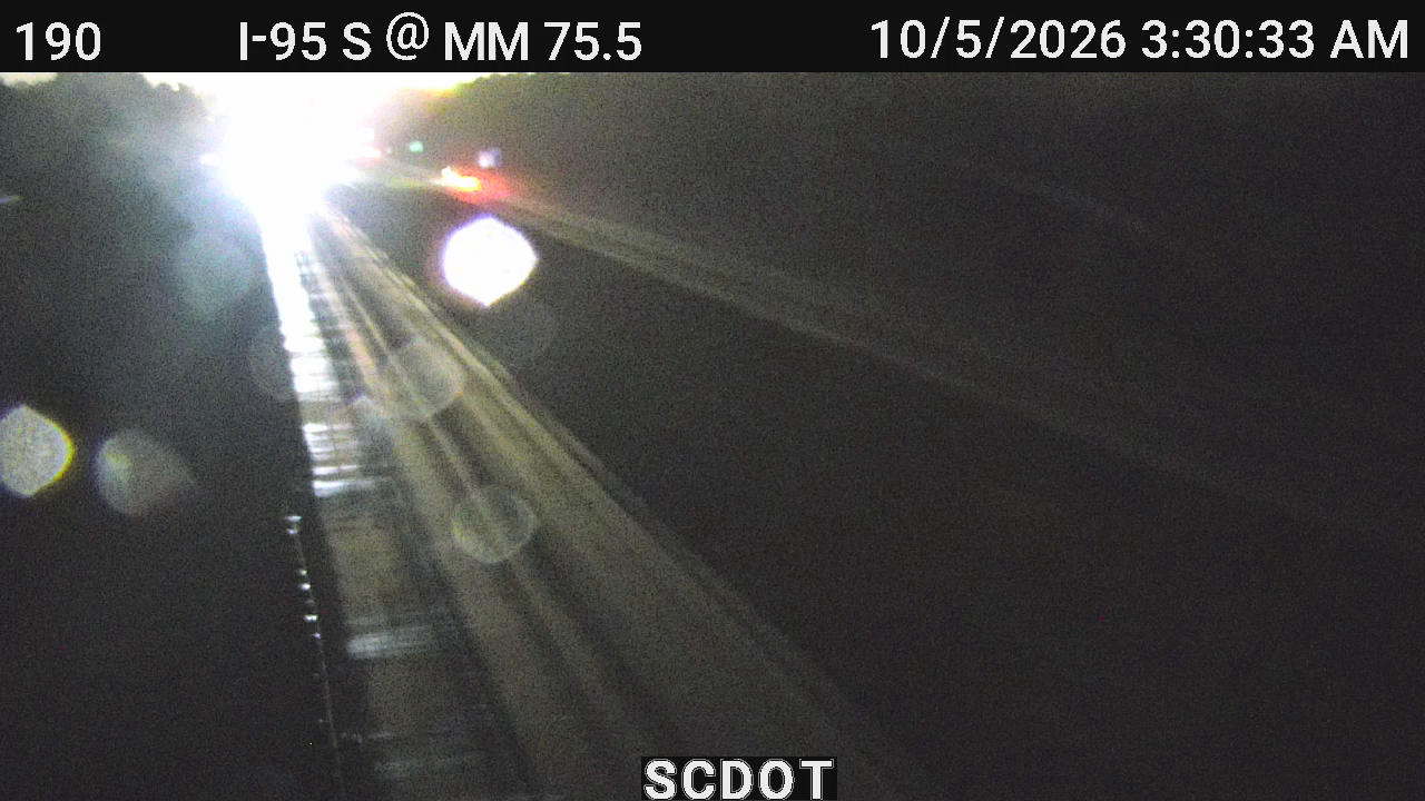 I-95 S @ MM 75.5 live camera view