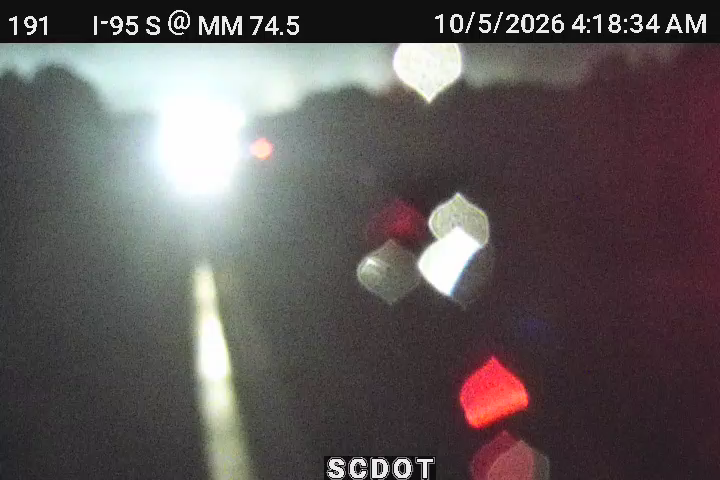 I-95 S @ MM 74.5 live camera view