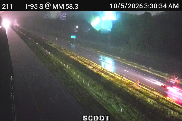 I-95 S @ MM 58.3 live camera view