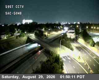 Hwy 50 at 59th_St_SAC50_WB_2 live camera view