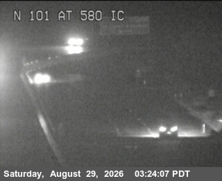 TVE83 -- US-101 : I-580 live camera view