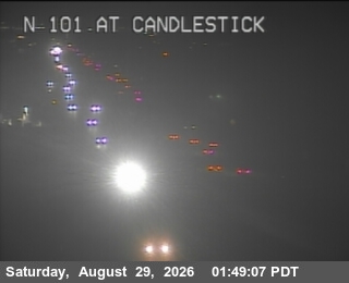TV305 -- US-101 : Just North of Candlestick Park live camera view