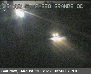 TV711 -- I-880 : Paseo Grande Overcross live camera view