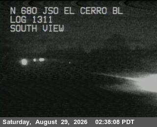 TVF15 -- I-680 : JSO El Cerro Blvd live camera view