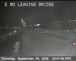 I-80 : Leaving Bridge live camera view