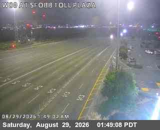 TVD13 -- I-80 : Toll Plaza live camera view
