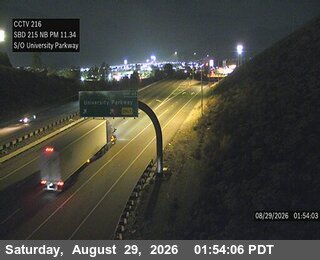 I-215 : (216) S of University Pkwy live camera view