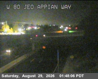 TV512 -- I-80 : Just East Of Appian Way live camera view