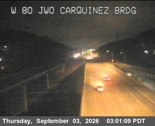 I-80 : Just West Of Carquinez Brdg live camera view