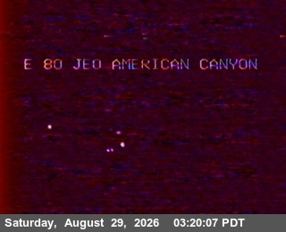 TV829 -- I-80 : East Of American Canyon Road live camera view
