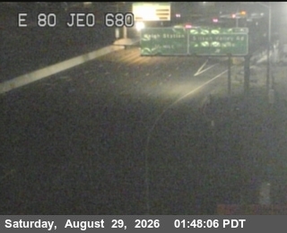 TV981 -- I-80 : East Of I-680 live camera view