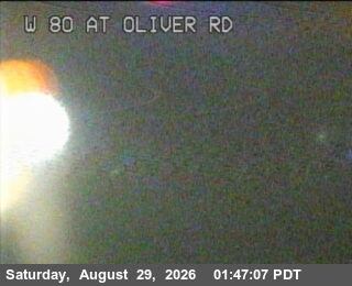 TV501 -- I-80 : Oliver Road live camera view