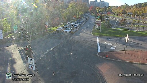 Bronx River Parkway at County Center live camera view