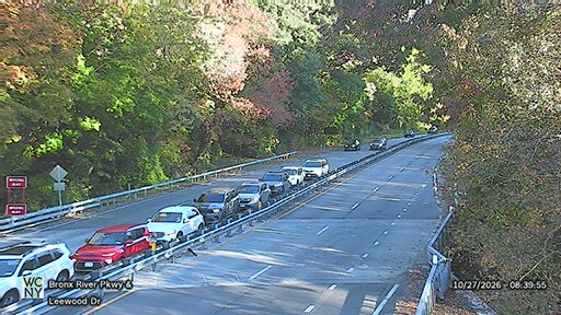 Bronx River Parkway at Leewood Drive live camera view