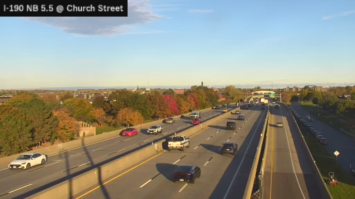 I-190 MP 5.50 NB at Interchange 7 (Church Street) live camera view