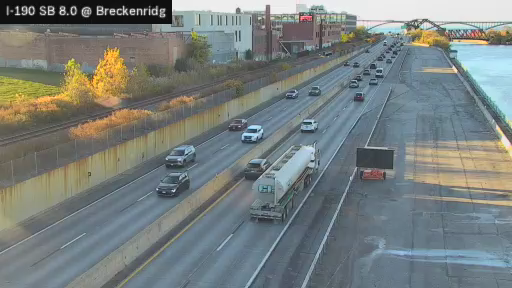 I-190 MP 8.00 SB Near Breckenridge Street live camera view