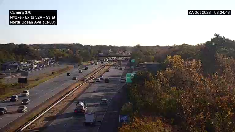 NY27 at N. Ocean Ave (CR83) live camera view