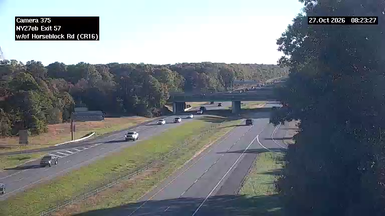 NY27 w/o Horse Block Rd (CR16) live camera view
