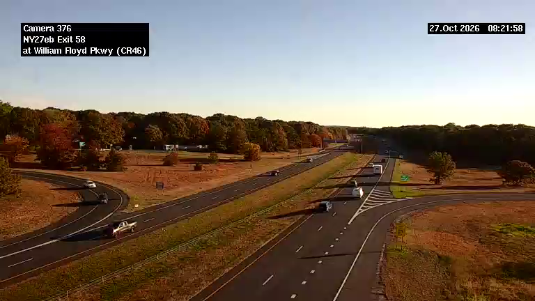 NY27 at William Floyd Pkwy (CR46) live camera view