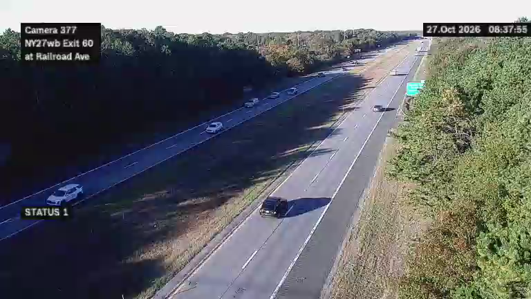 NY27 at Railroad Ave live camera view