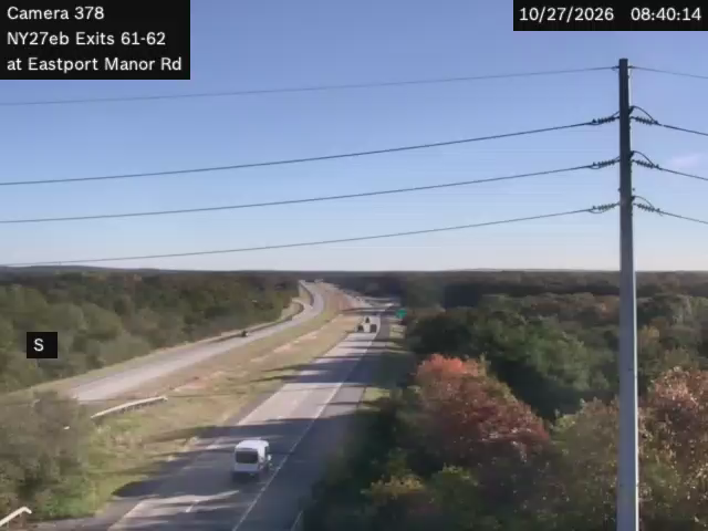 NY27 at Eastport-Manor Rd (CR55) live camera view