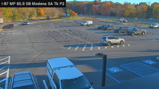 I-87 MP 65.90 SB Modena Service Area Truck Parking 2 live camera view